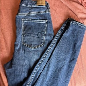 AE high waisted skinny jeans